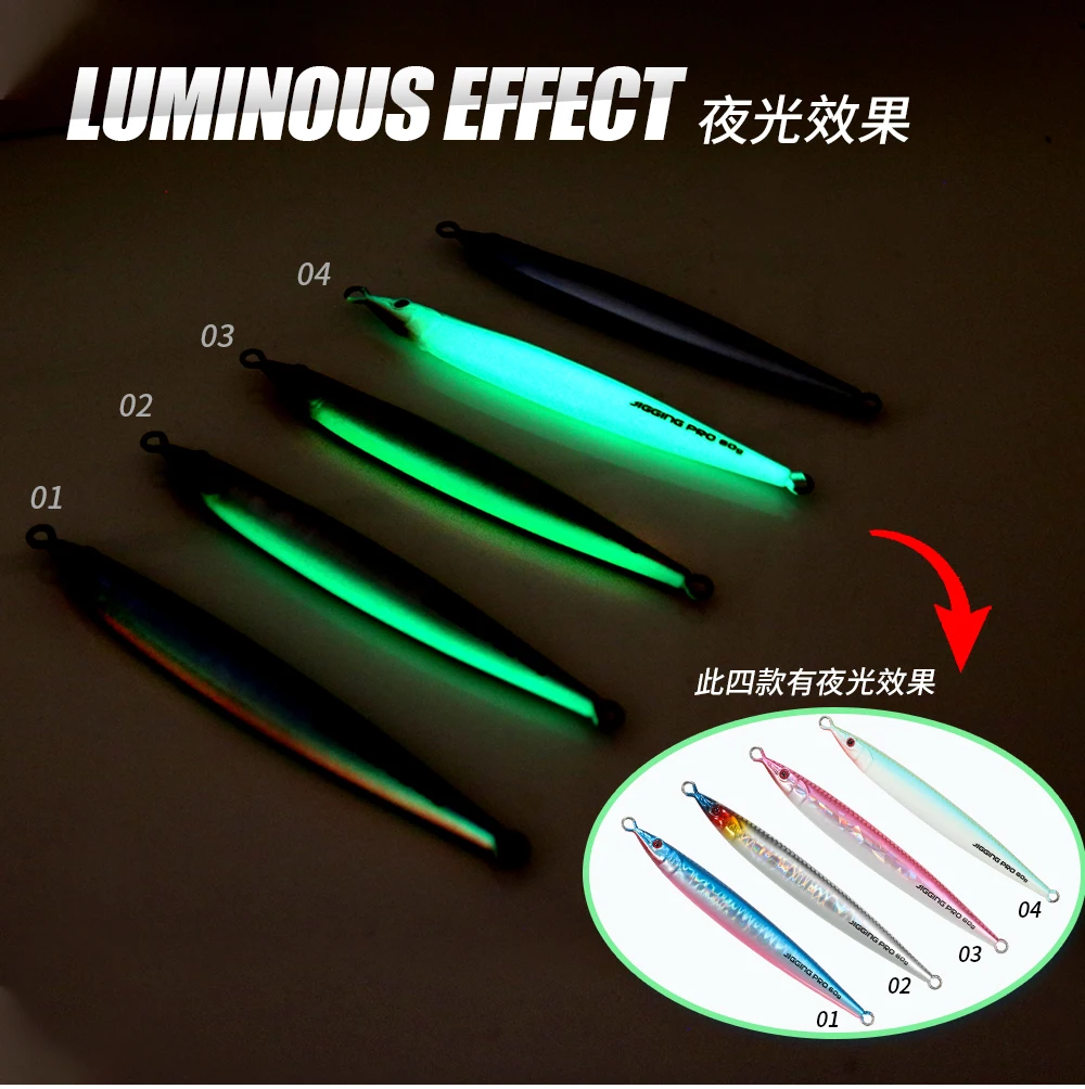 Professional Cheery Machine 60g 80g 100g Slow Speed Jigging Lure ABS Pencil Lure - view 10