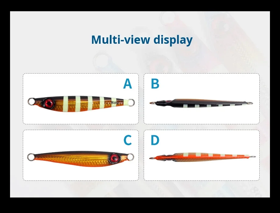 Metal Jig Bass Lure for Bottom Fishing Ocean Beach Use ABS Pencil Lure - view 11