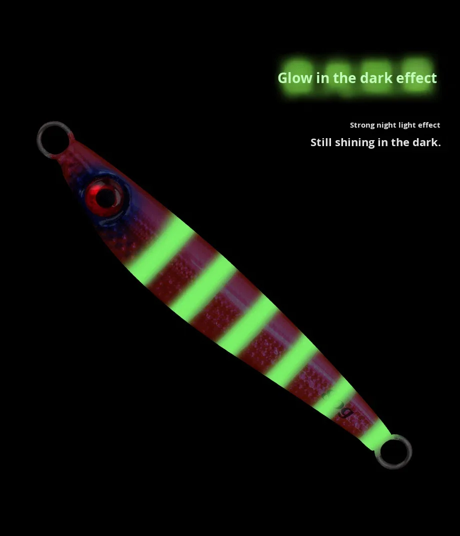 Metal Jig Bass Lure for Bottom Fishing Ocean Beach Use ABS Pencil Lure - view 13