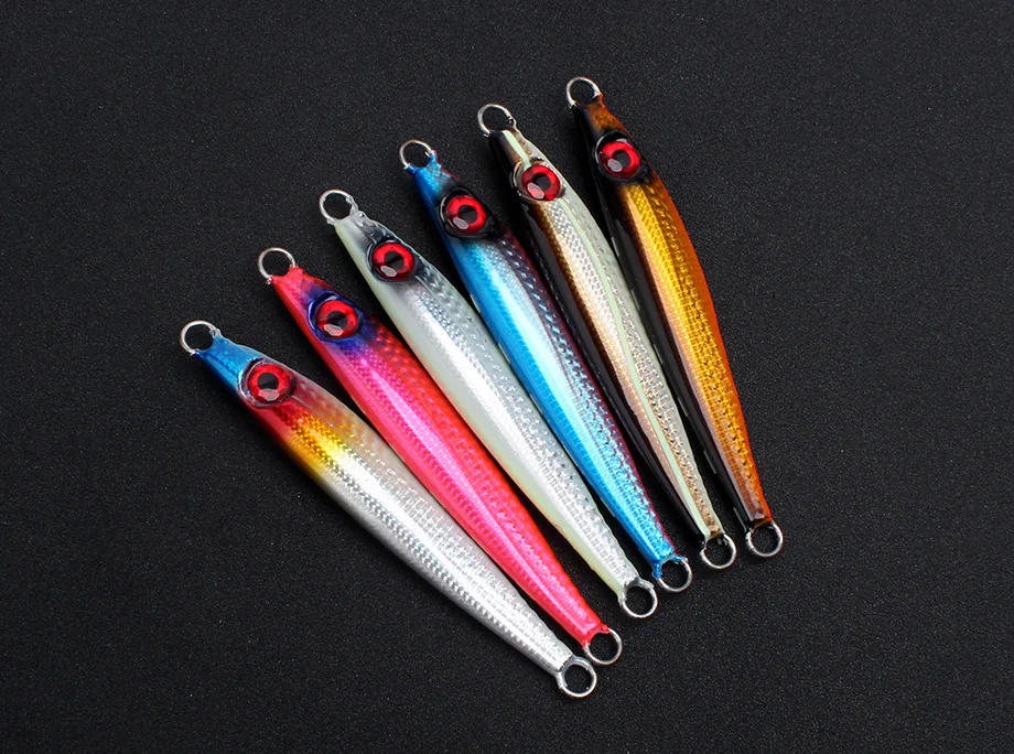 Metal Jig Bass Lure for Bottom Fishing Ocean Beach Use - Pencil Lure by Cheery