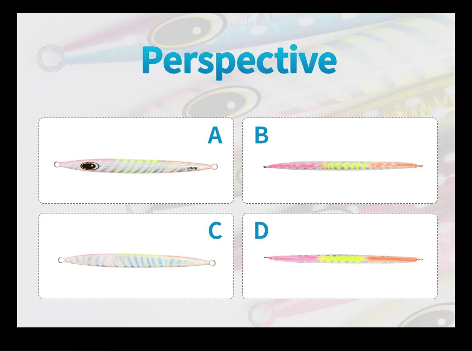 Luminous Lure Iron Plate Fast Sinking 100~400g Heavy Weight ABS Pencil Lure - view 14