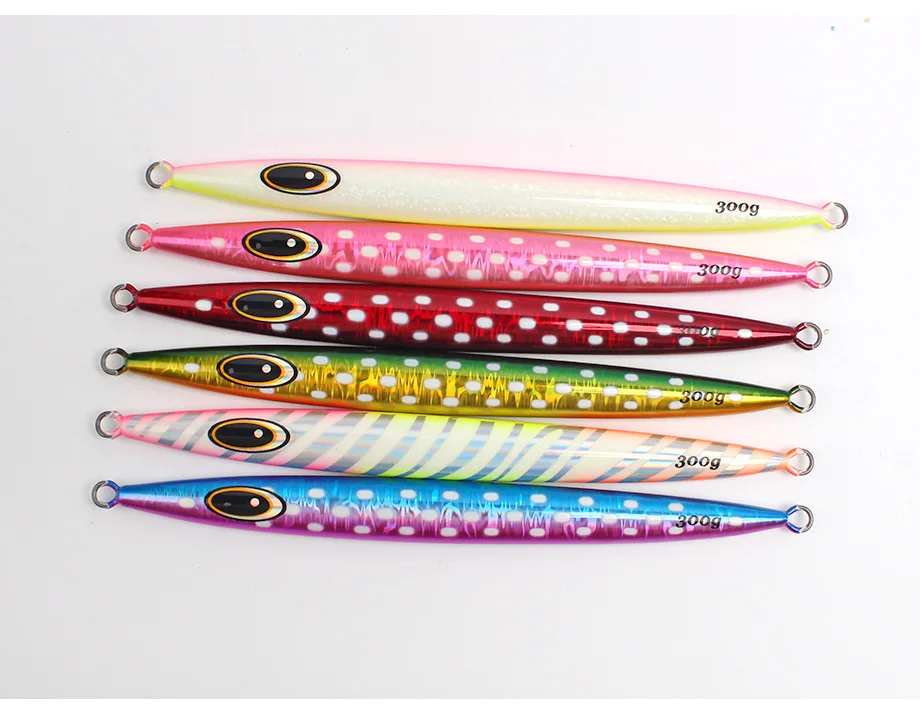 Luminous Lure Iron Plate Fast Sinking 100~400g Heavy Weight - Pencil Lure by Cheery