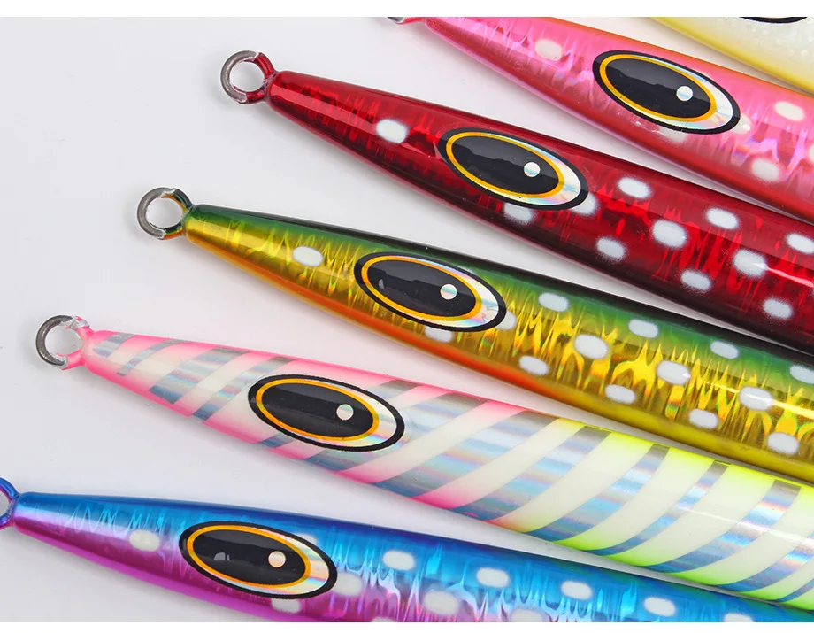 Luminous Lure Iron Plate Fast Sinking 100~400g Heavy Weight ABS Pencil Lure - detail 4