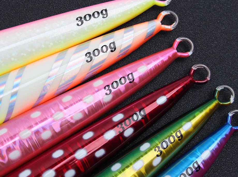 Luminous Lure Iron Plate Fast Sinking 100~400g Heavy Weight ABS Pencil Lure - view 1