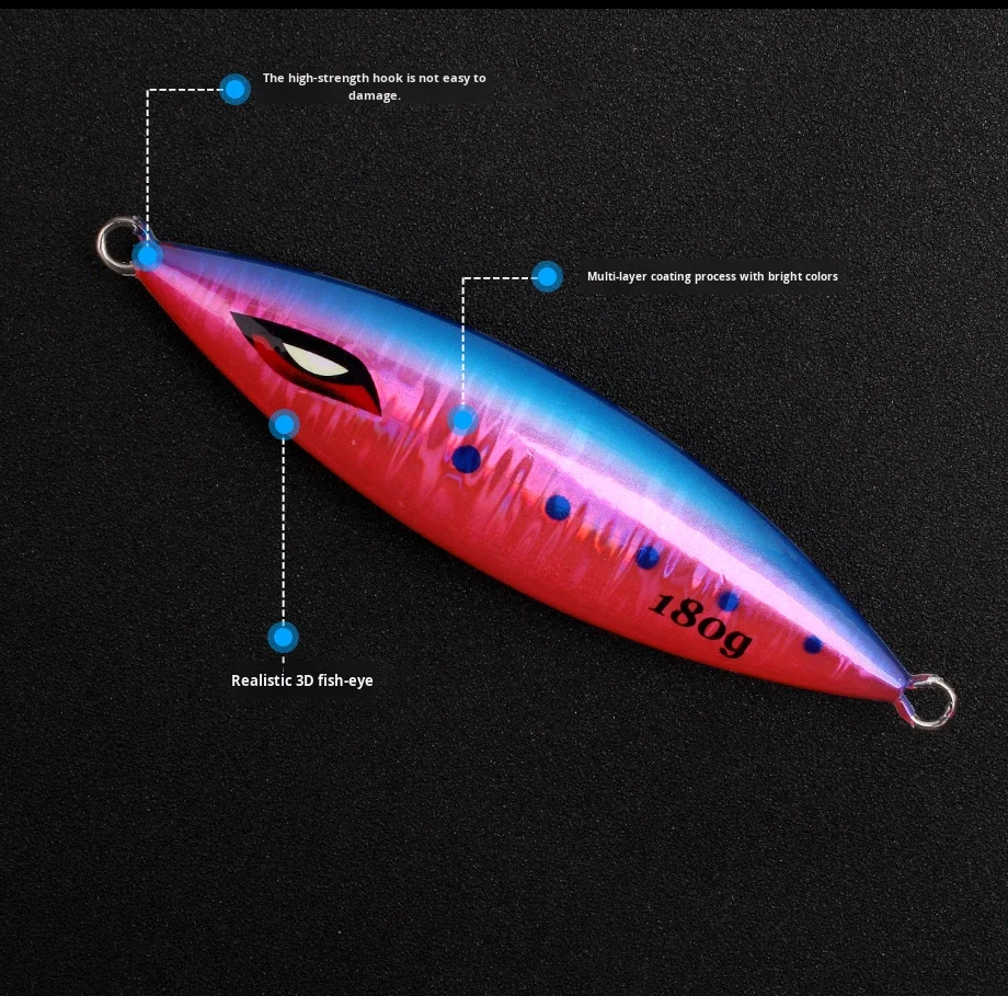 Heavy Weight 500g Silicone Lure Bait for Bottom Fishing Ocean ABS Pencil Lure - view 13