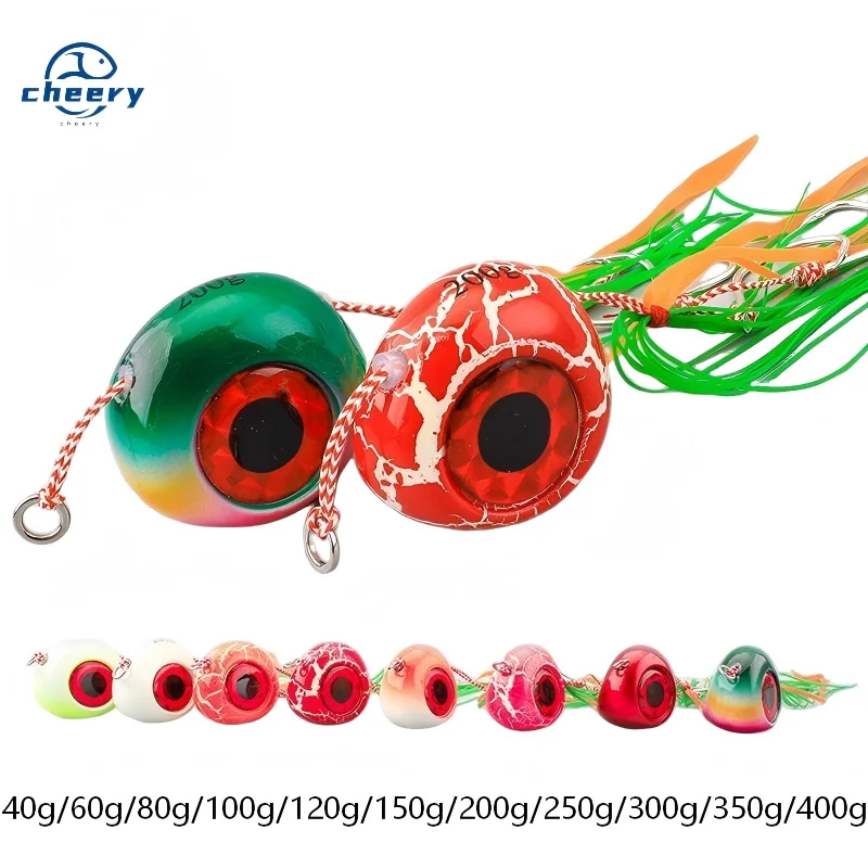 Cheery Full Moon Bearded Guy Metal Artificial Hard Bait with