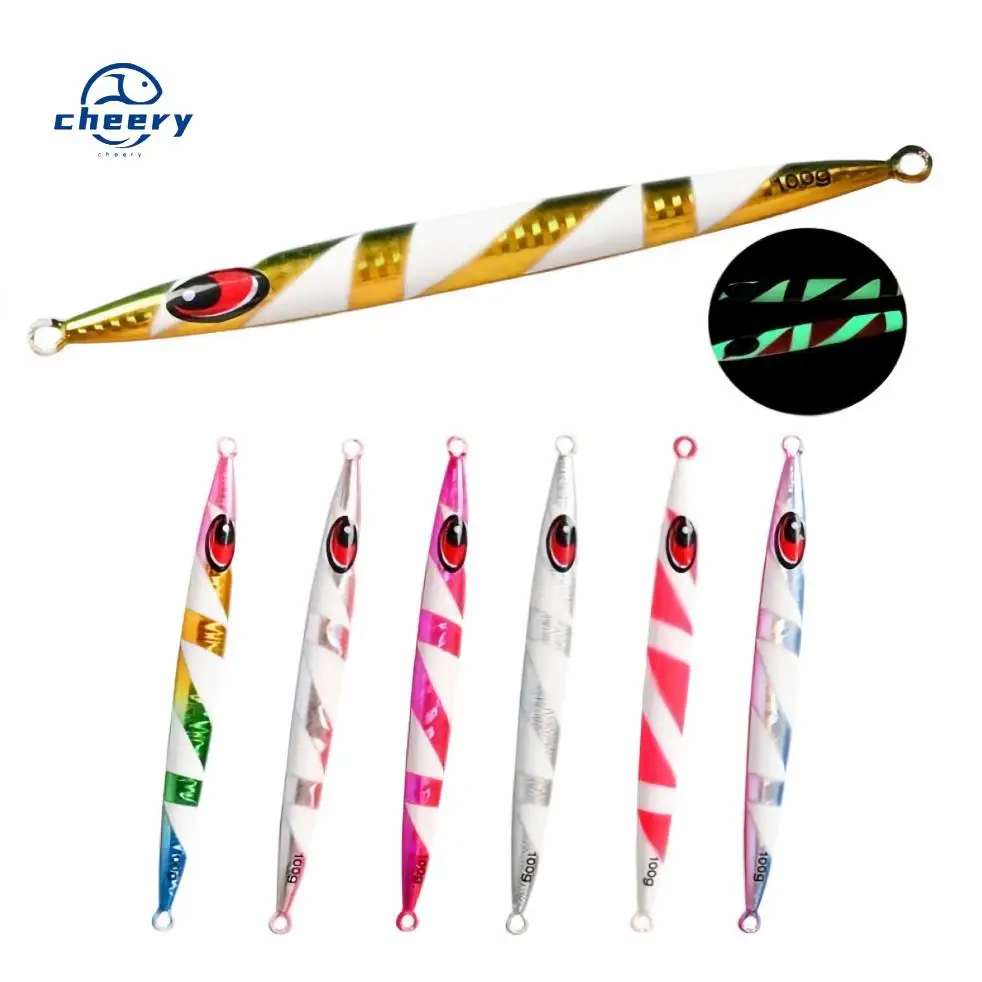 CHEERY Metal Jig Fishing Bait Slow Lead Fish Jigging Lure