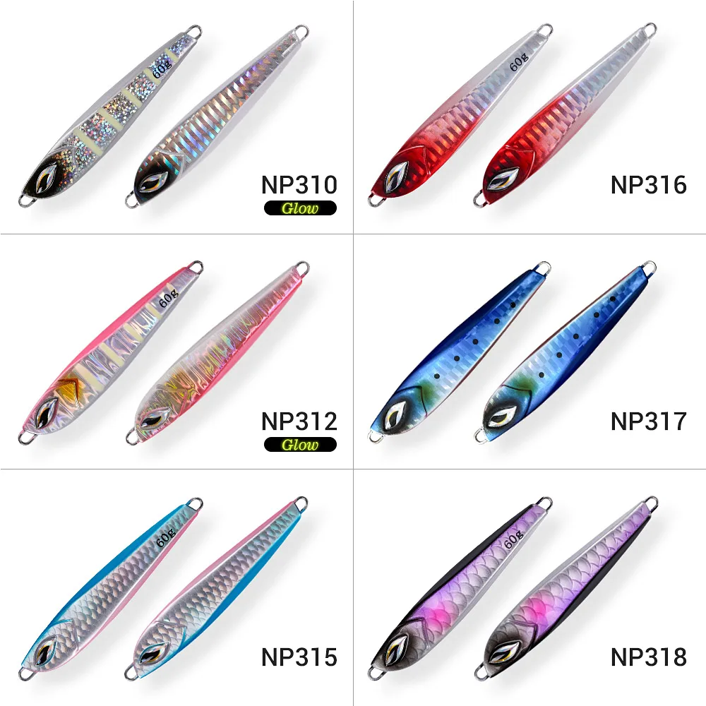 Micro Jig Lure Assist Hook Long Distance Reeling Fall Metal ABS Pencil Lure - view 1