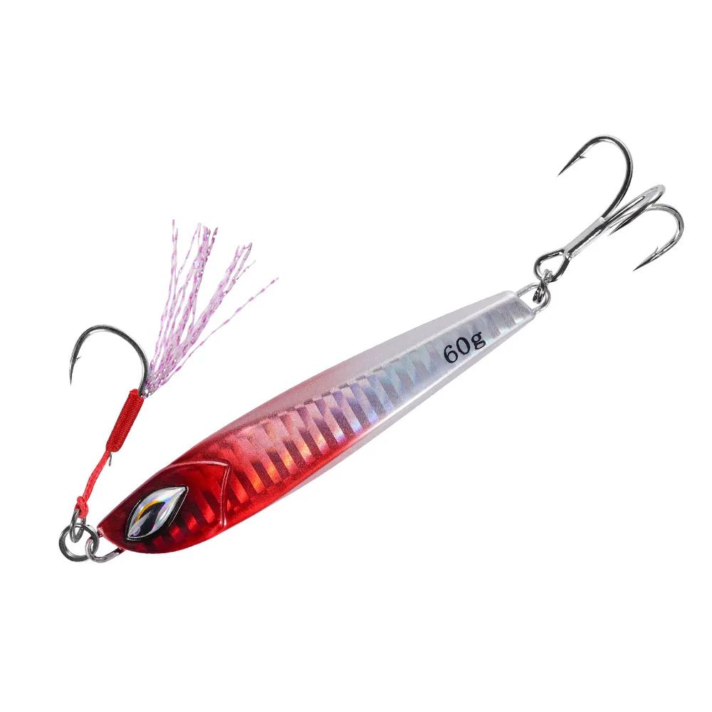 Micro Jig Lure Assist Hook Long Distance Reeling Fall Metal ABS Pencil Lure - view 4