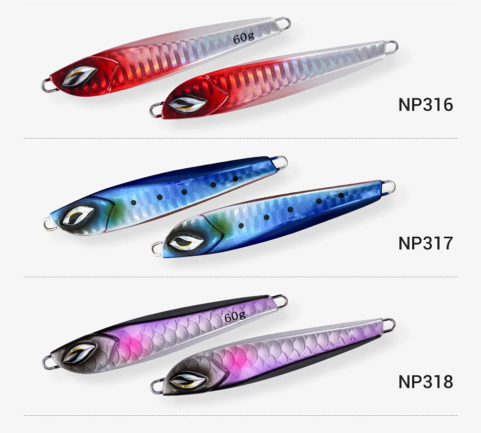 Micro Jig Lure Assist Hook Long Distance Reeling Fall Metal ABS Pencil Lure - view 9