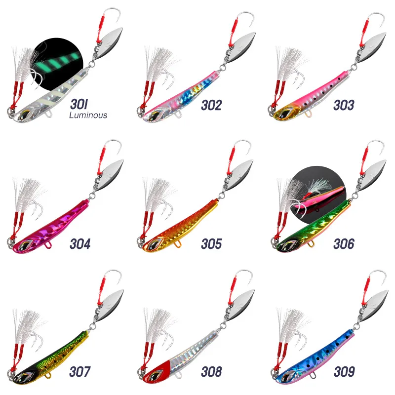 Casting Fishing Jig 40g Long Lure Spinner Bait Jigging ABS Pencil Lure - view 13