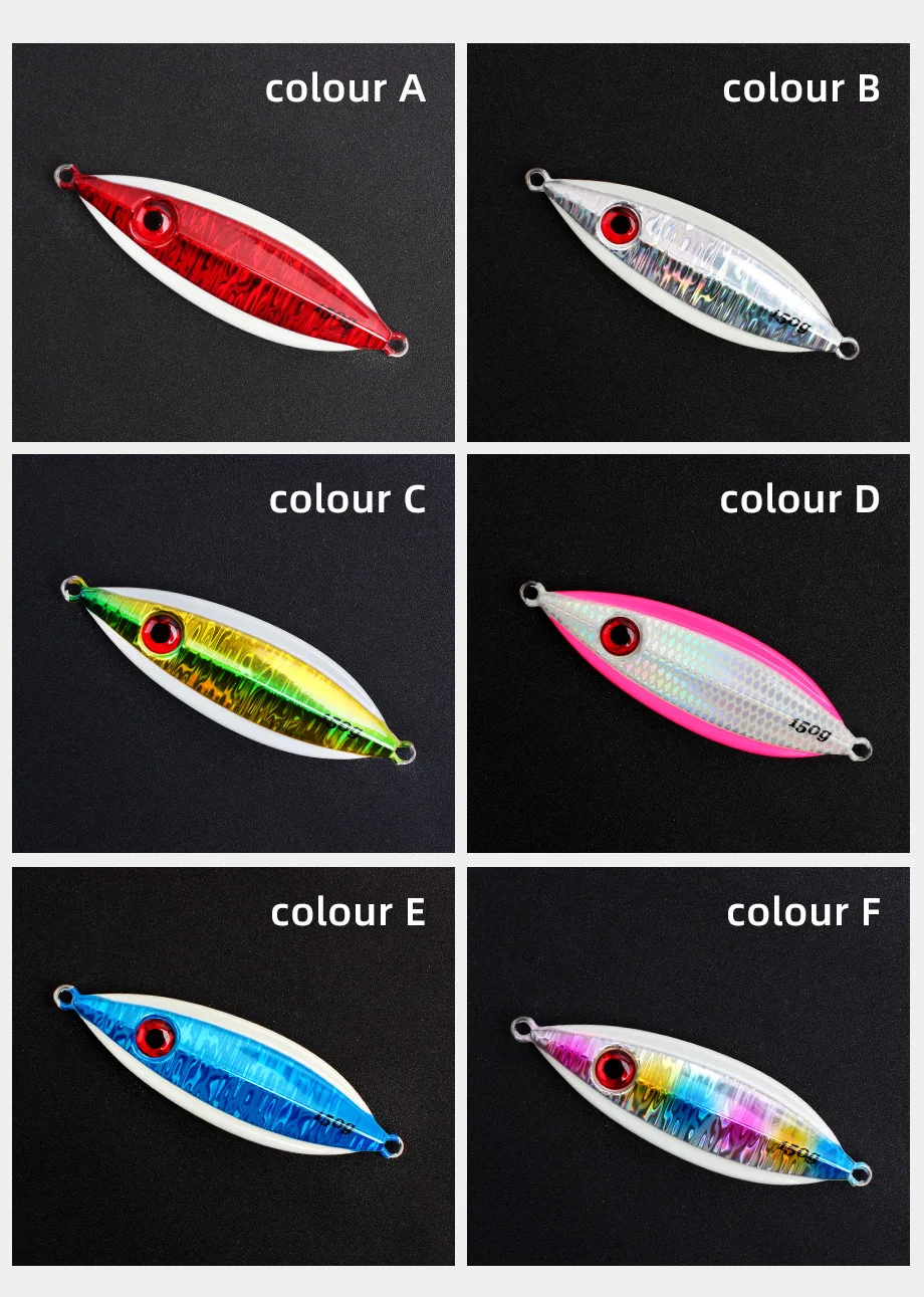 Cheery 20g-200g Fishing Jig Bait Lure Slow Pitch Jigging for Sea ABS Pencil Lure - detail 1
