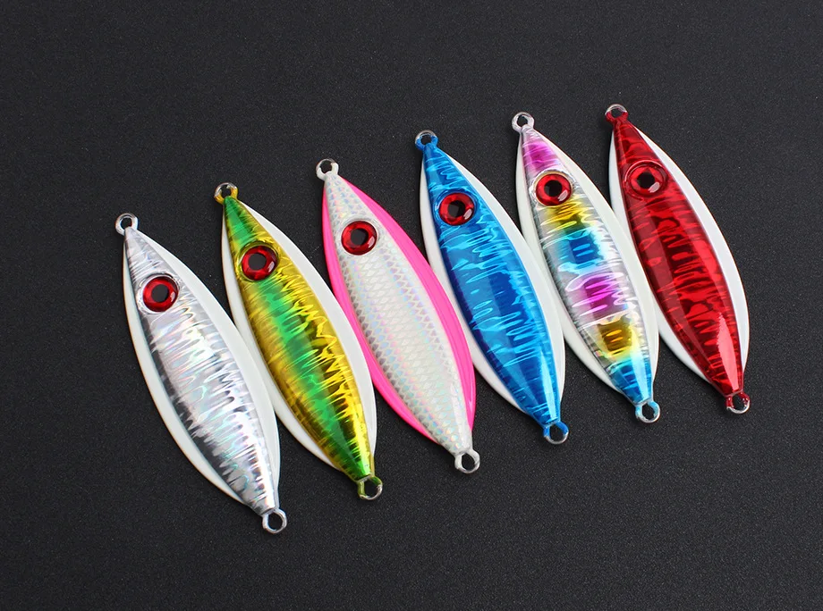Cheery 20g-200g Fishing Jig Bait Lure Slow Pitch Jigging for Sea ABS Pencil Lure - detail 4