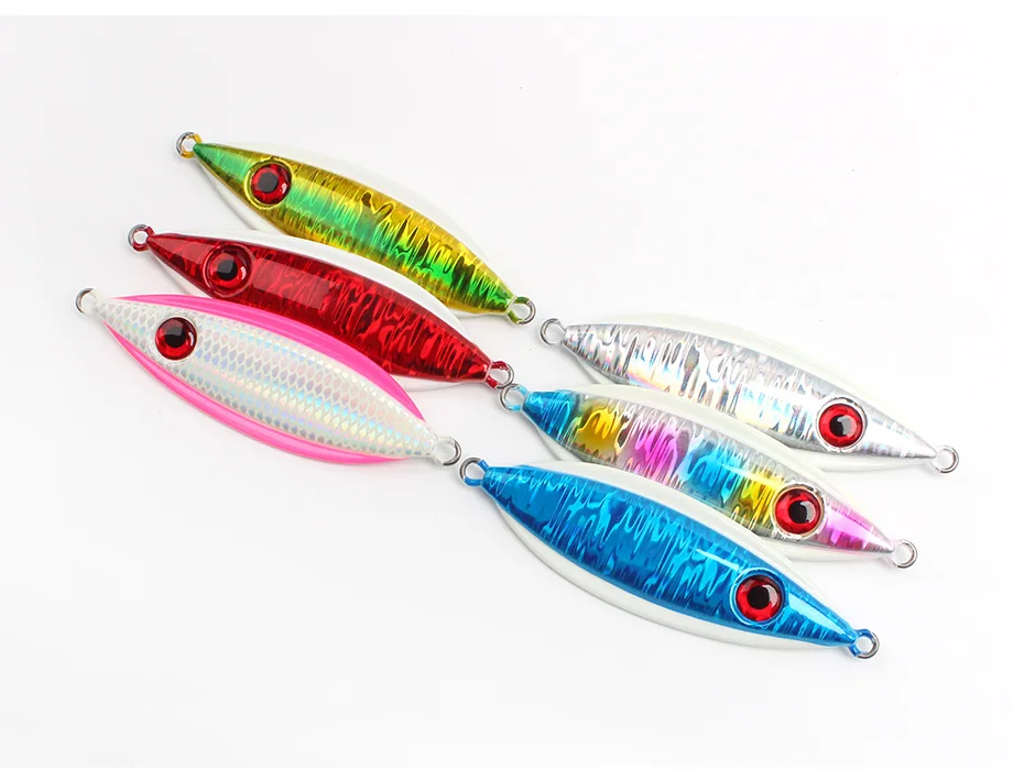 Cheery 20g-200g Fishing Jig Bait Lure Slow Pitch Jigging for Sea ABS Pencil Lure - detail 5