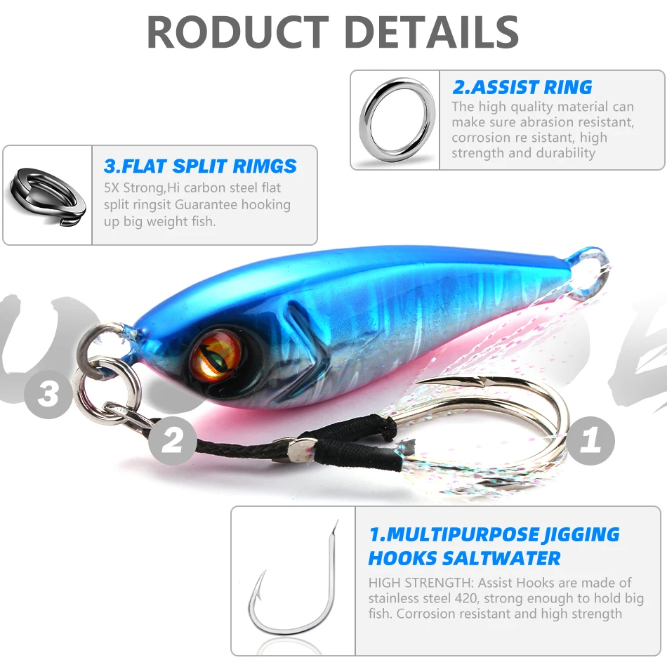 Cheery 5g-100g Trolling Hard Bait Bass Fishing Boat Tackle ABS Pencil Lure - view 5