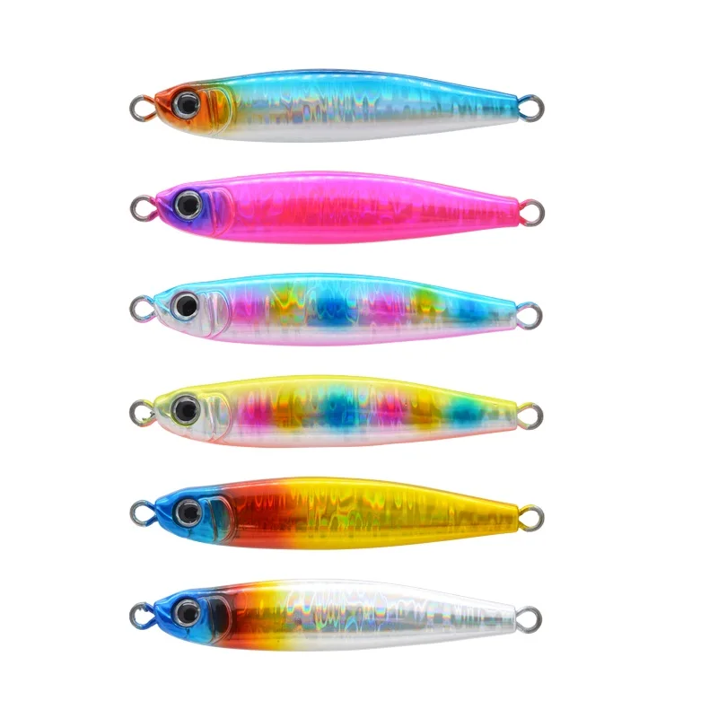 Cheery 28g/45g/60g/80g-Japan Hologram Micro Metal Jig Casting ABS Pencil Lure - view 5