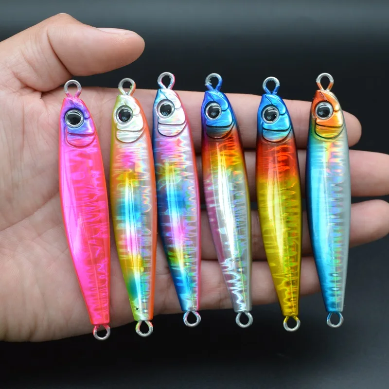 Cheery 28g/45g/60g/80g-Japan Hologram Micro Metal Jig Casting ABS Pencil Lure - view 6