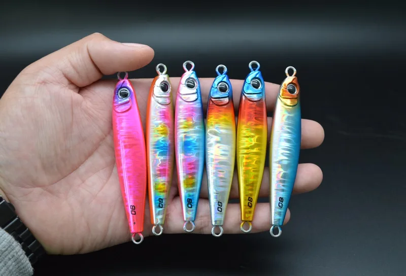 Cheery 28g/45g/60g/80g-Japan Hologram Micro Metal Jig Casting ABS Pencil Lure - view 8