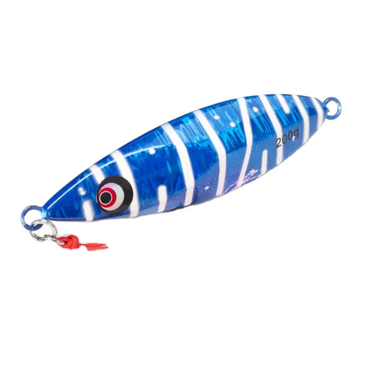 150g Slow Fall Sinking Jigging Lures Twin Assist Hooks Luminous