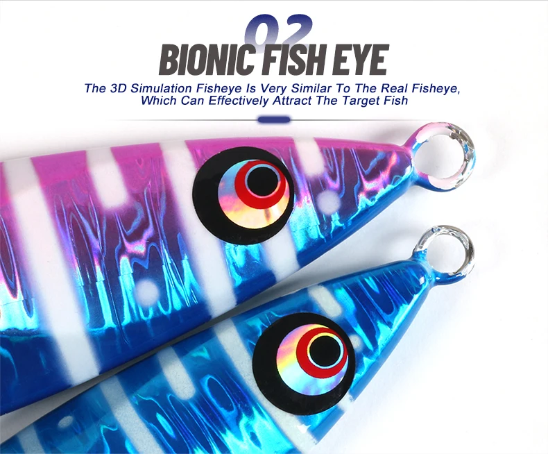 150g Slow Fall Sinking Jigging Lures Twin Assist Hooks Luminous ABS Pencil Lure - view 14