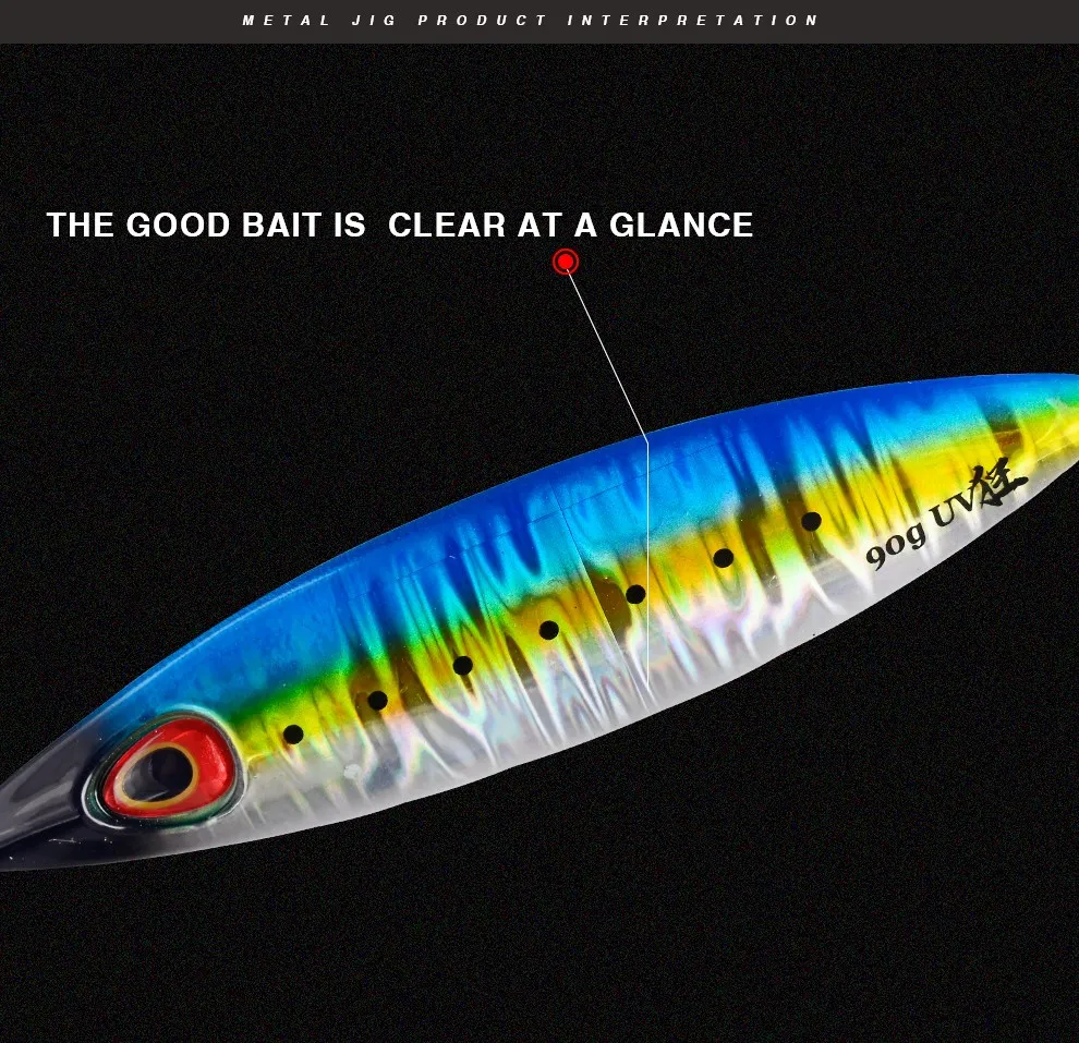 Cheery OEM Free Sample Sea Fishing Jigging Lure Japan Metal Bait ABS Pencil Lure - view 14