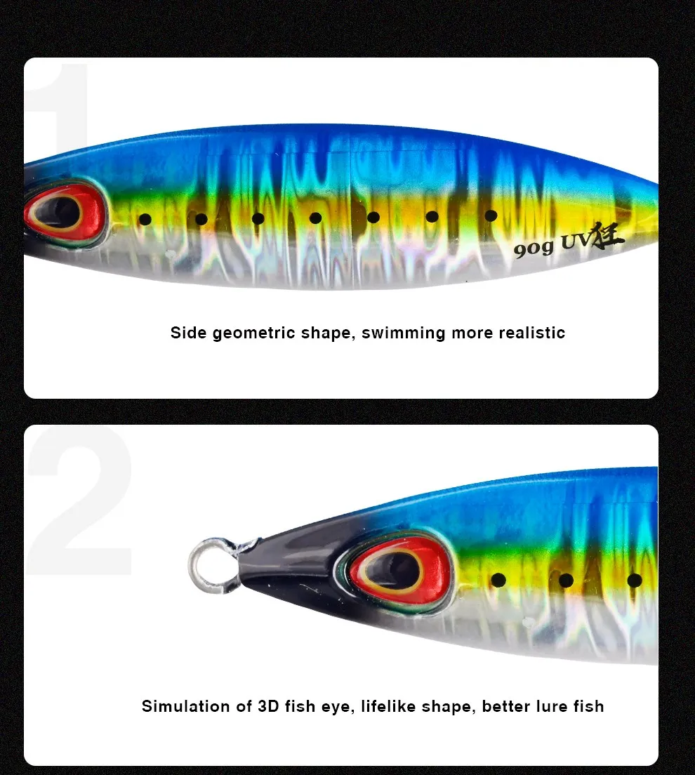 Cheery OEM Free Sample Sea Fishing Jigging Lure Japan Metal Bait ABS Pencil Lure - view 15