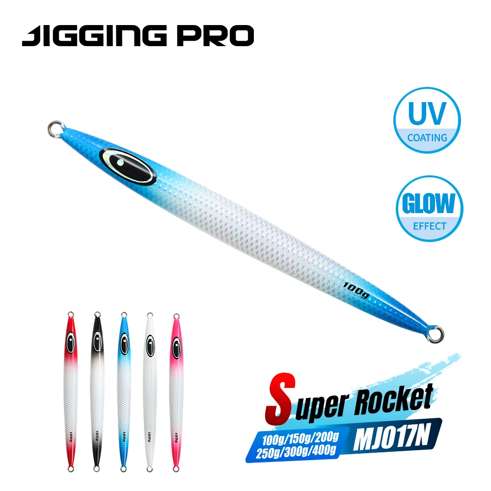 Cheery 100g-400g Saltwater Jig Fishing Lures Fast Sinking Casting ABS Pencil Lure - view 17