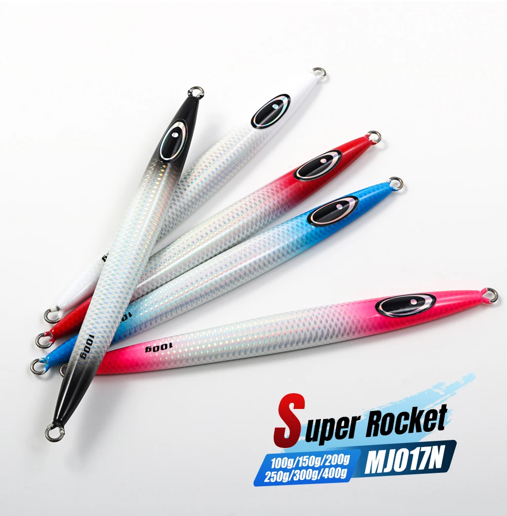 Cheery 100g-400g Saltwater Jig Fishing Lures Fast Sinking Casting ABS Pencil Lure - view 6