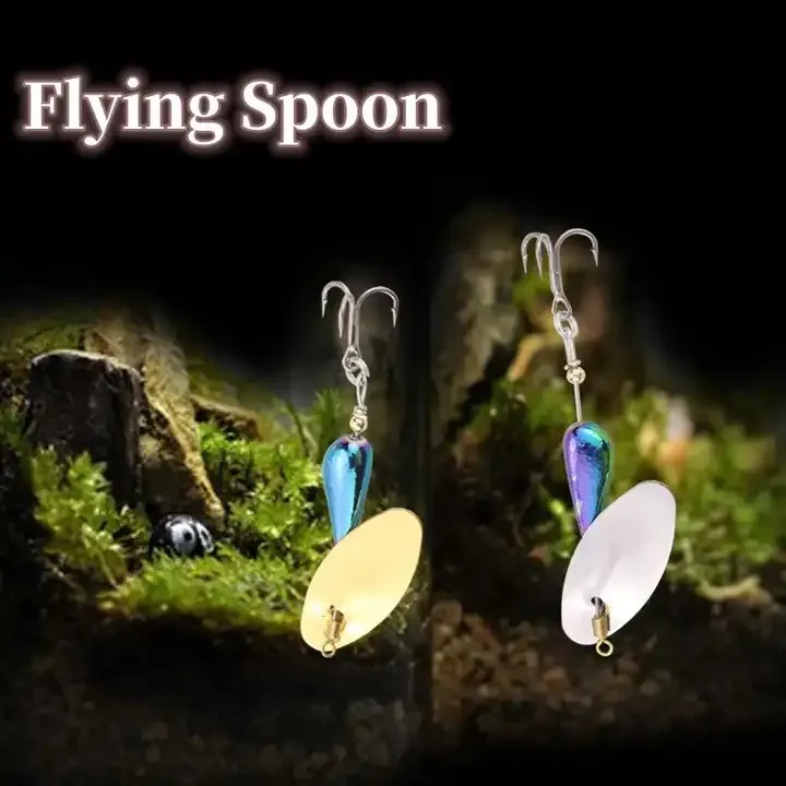 Cheery New 3.5g 7g Flying Sequins Copper Spinnerbait with Origin ABS Pencil Lure - view 6