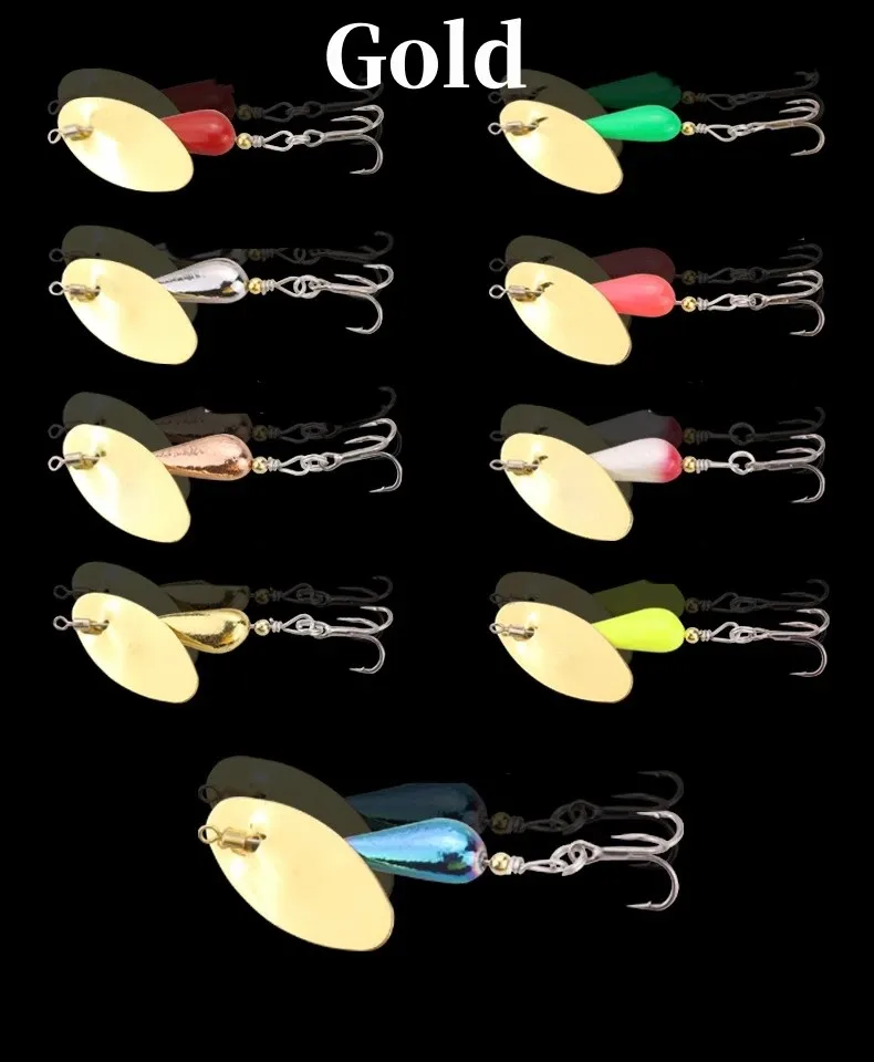 Cheery New 3.5g 7g Flying Sequins Copper Spinnerbait with Origin ABS Pencil Lure - view 19