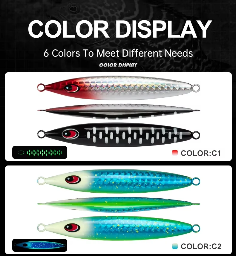 Cherry New Style Deep Sea Slow Tar Wheel Lure 250g-600g UV Glow ABS Pencil Lure - view 10