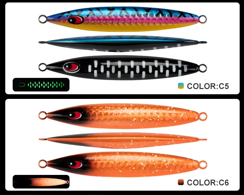 Cherry New Style Deep Sea Slow Tar Wheel Lure 250g-600g UV Glow ABS Pencil Lure - view 11