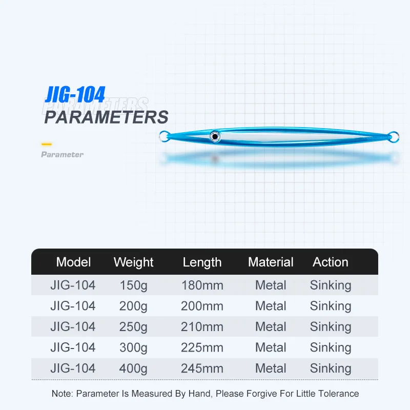 J104 Super Gangster Fastfall Stick III Metal Jig Lure 150g-400g ABS Pencil Lure - view 3