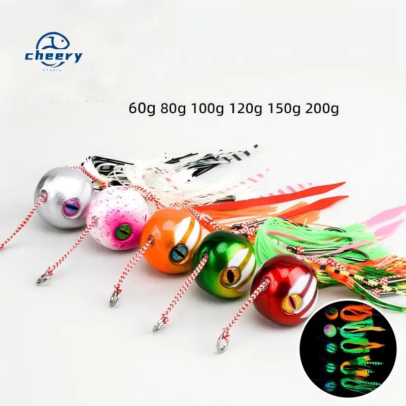 CHEERY J29B Fish Lure Luminous Inchiku Slider Jig Fast Metal