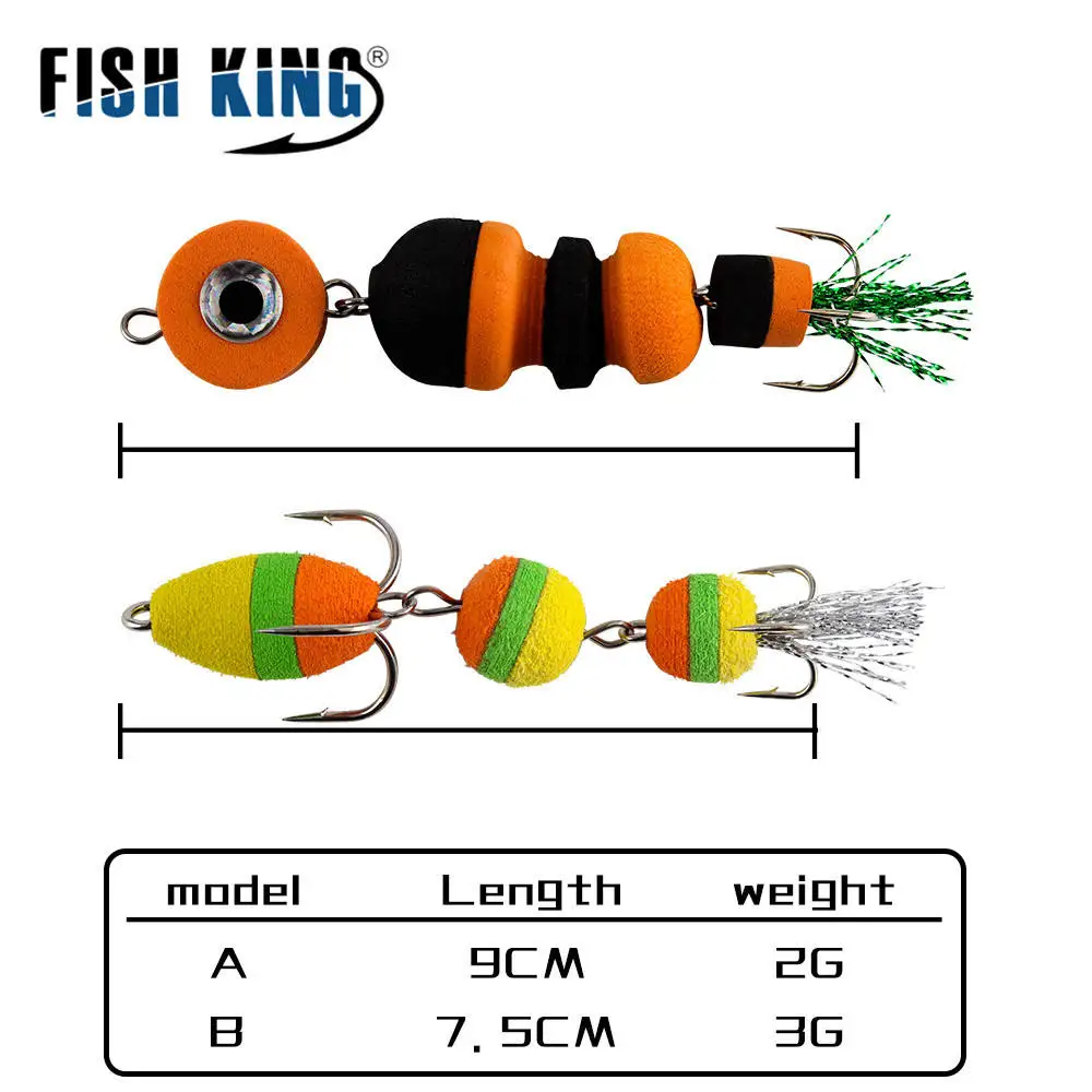 Cheery ABS Carp Insect Foam Hook Artificial Soft Bait Lure ABS Pencil Lure - view 9