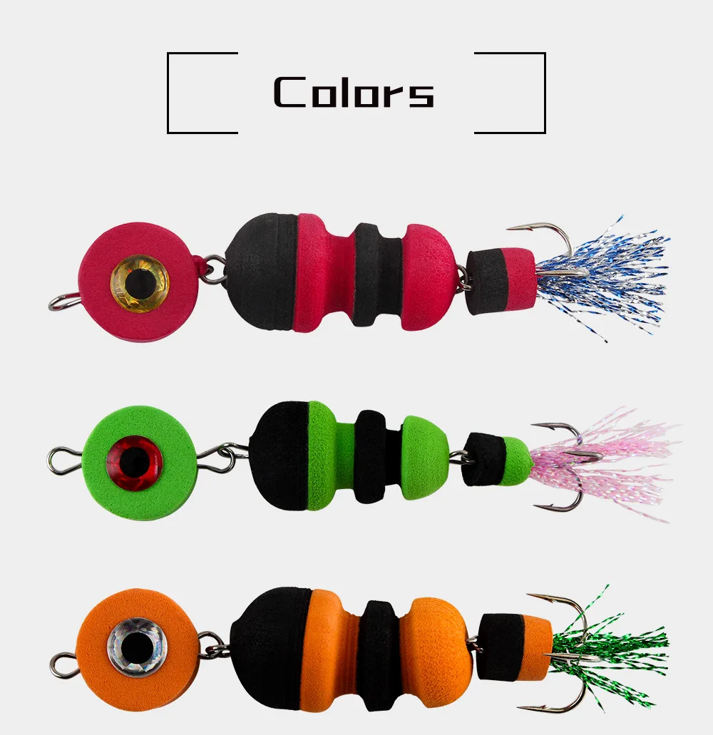 Cheery ABS Carp Insect Foam Hook Artificial Soft Bait Lure ABS Pencil Lure - detail 1