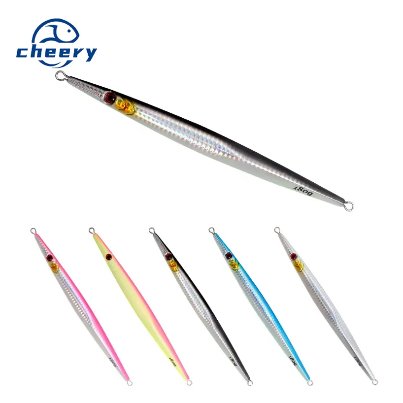 Iron Plate Lead Artificial Hard Bait Lure with Night Glow Laser