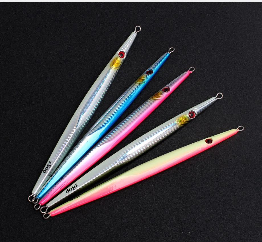 Iron Plate Lead Artificial Hard Bait Lure with Night Glow Laser ABS Pencil Lure - view 17