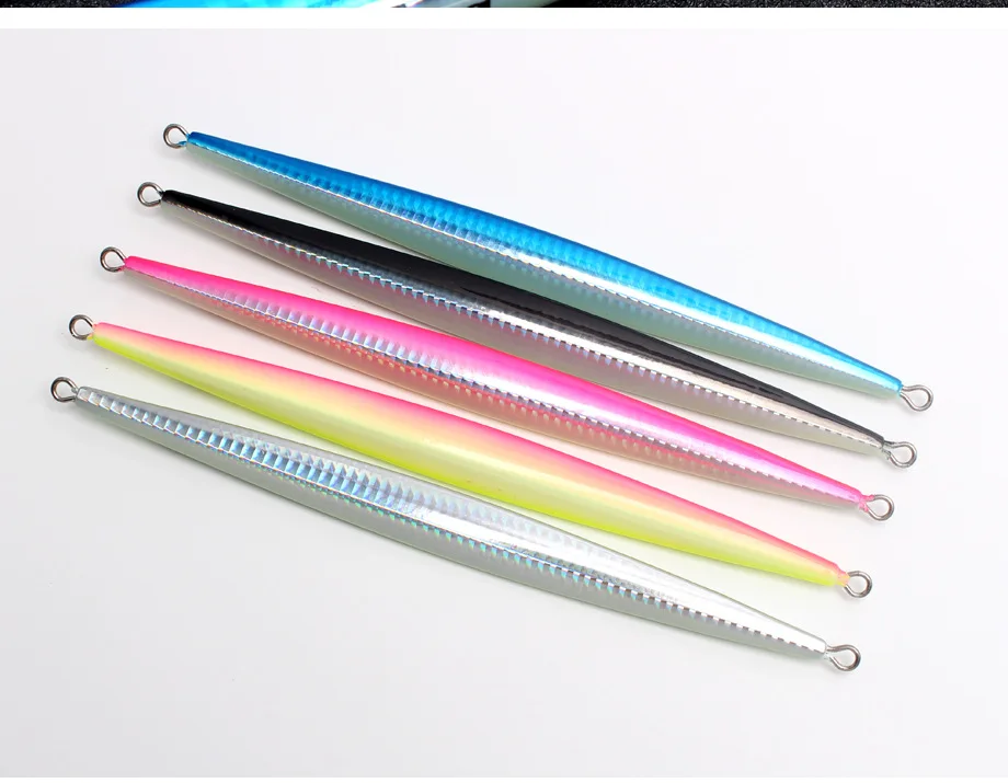 Iron Plate Lead Artificial Hard Bait Lure with Night Glow Laser ABS Pencil Lure - detail 2