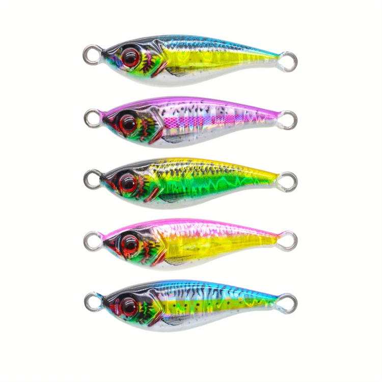 30g 60g 3D Printing Luminous Fishing Lead Jig Lure Slow Casting ABS Pencil Lure - view 1