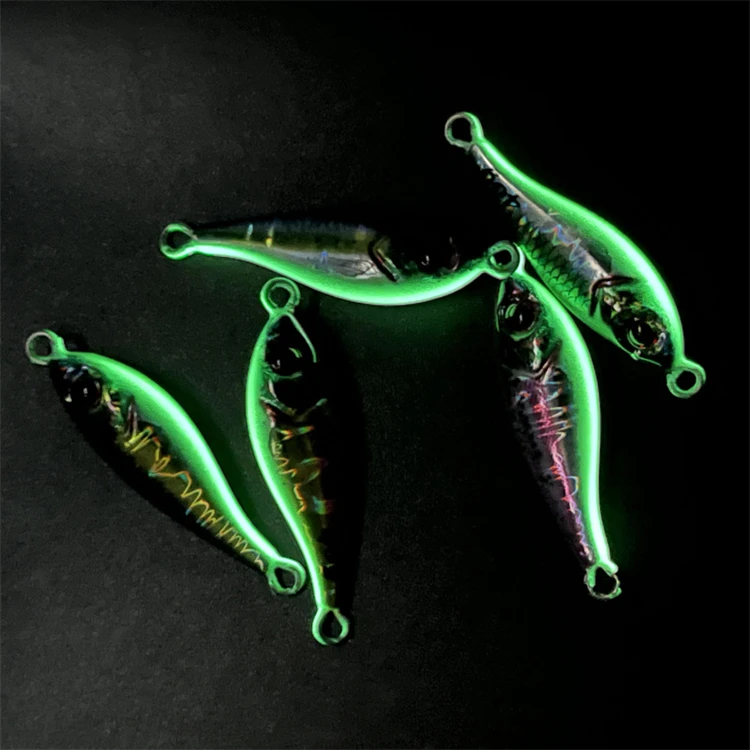 30g 60g 3D Printing Luminous Fishing Lead Jig Lure Slow Casting ABS Pencil Lure - view 2