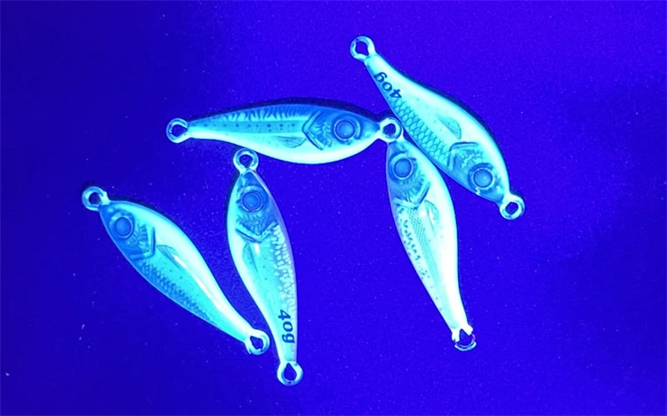 30g 60g 3D Printing Luminous Fishing Lead Jig Lure Slow Casting ABS Pencil Lure - view 3