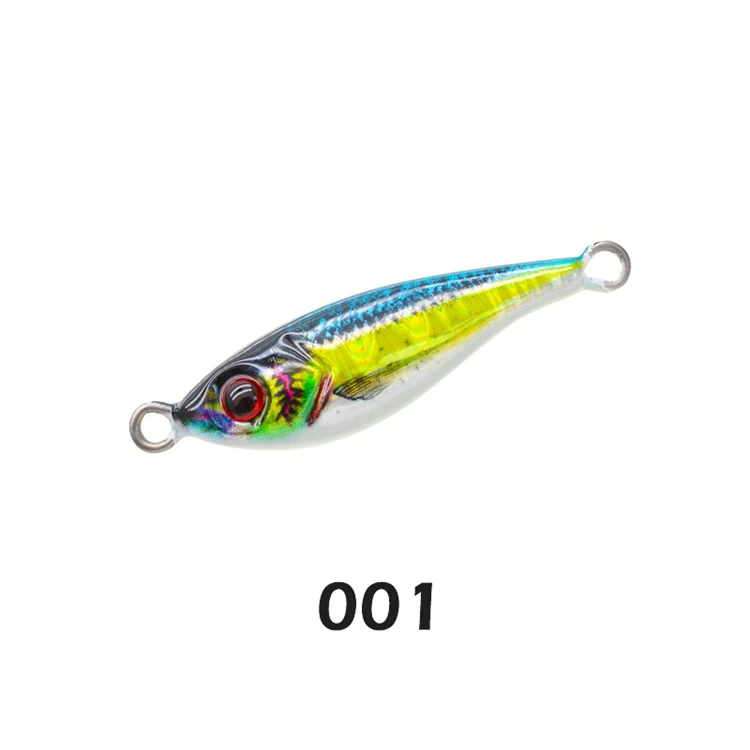 30g 60g 3D Printing Luminous Fishing Lead Jig Lure Slow Casting ABS Pencil Lure - view 4