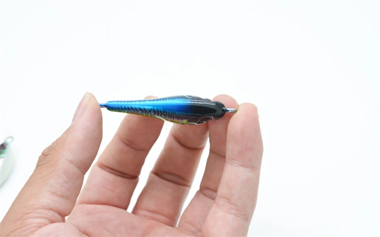 30g 60g 3D Printing Luminous Fishing Lead Jig Lure Slow Casting ABS Pencil Lure - view 12
