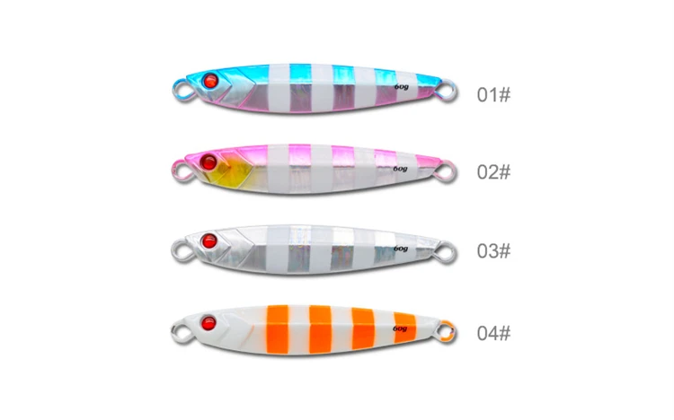RUNTOO 40g 60g Slow Pitch Switch Jig Bionic Lead Bait Saltwater ABS Pencil Lure - view 1
