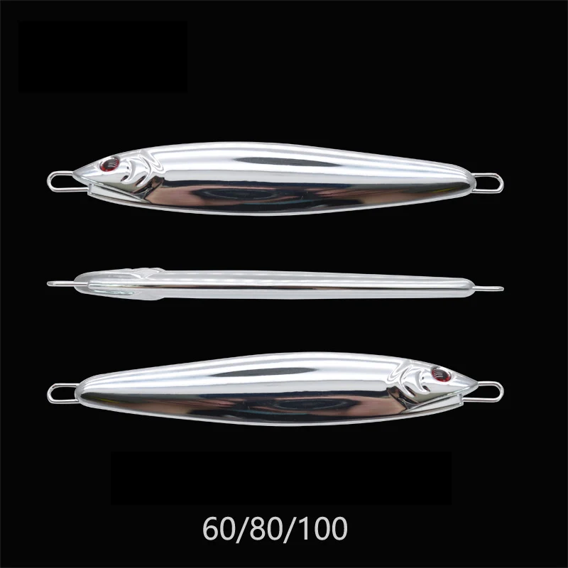 Chrome Glow Fall Slow Pitch Jigging Blank Tungsten Jig Bass ABS Pencil Lure - view 13