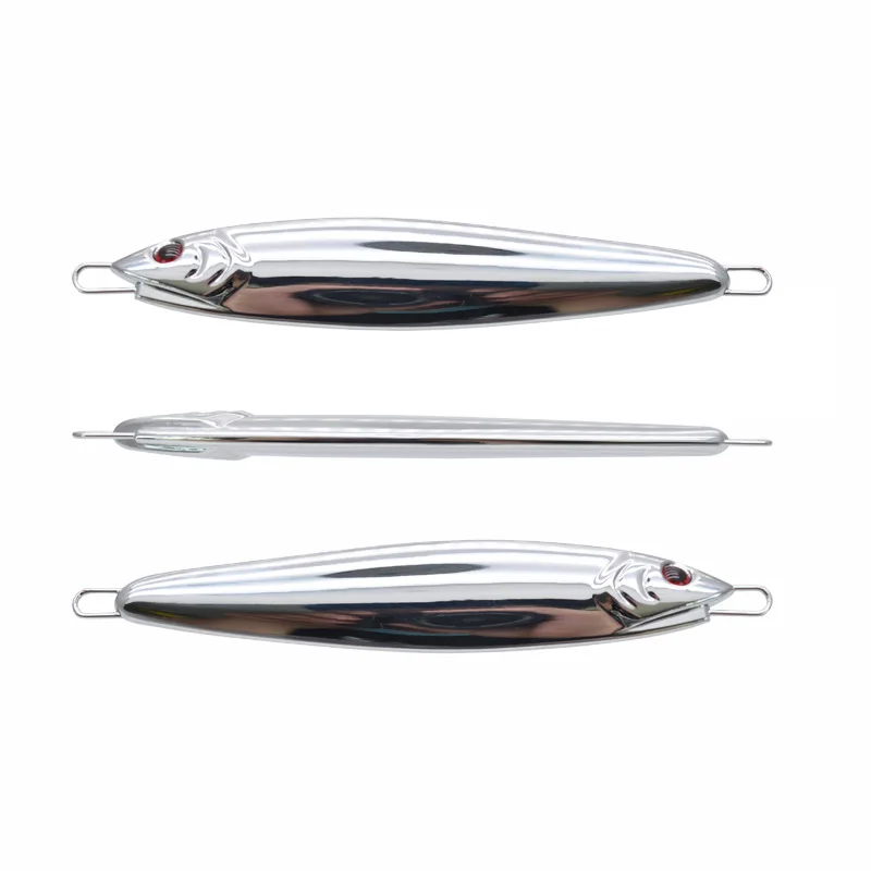 Chrome Glow Fall Slow Pitch Jigging Blank Tungsten Jig Bass ABS Pencil Lure - view 7