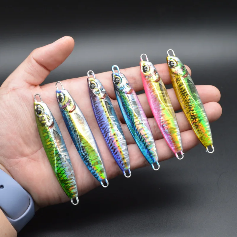 Summer 3D Printed Metal SlowJig Bait 40g 60g 80g Artificial ABS Pencil Lure - view 5