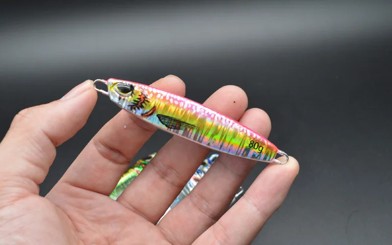 Summer 3D Printed Metal SlowJig Bait 40g 60g 80g Artificial ABS Pencil Lure - view 15