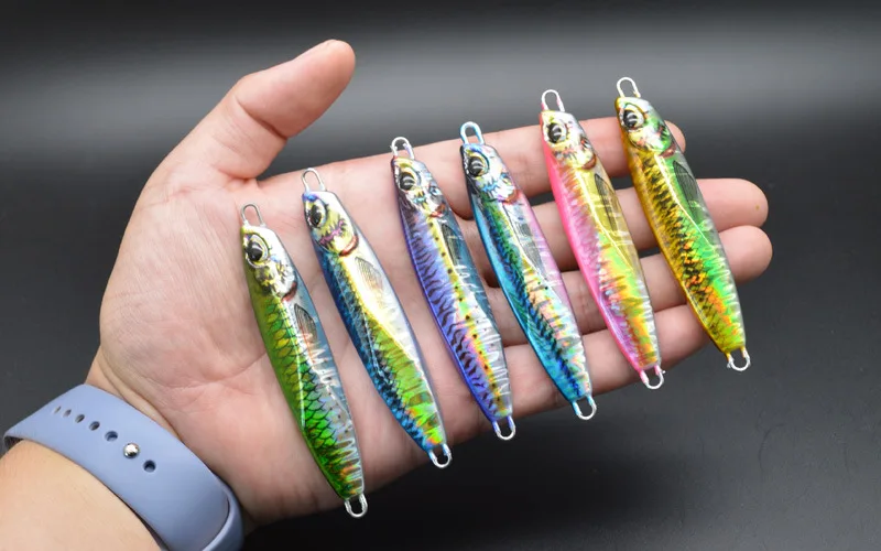 Summer 3D Printed Metal SlowJig Bait 40g 60g 80g Artificial ABS Pencil Lure - view 16